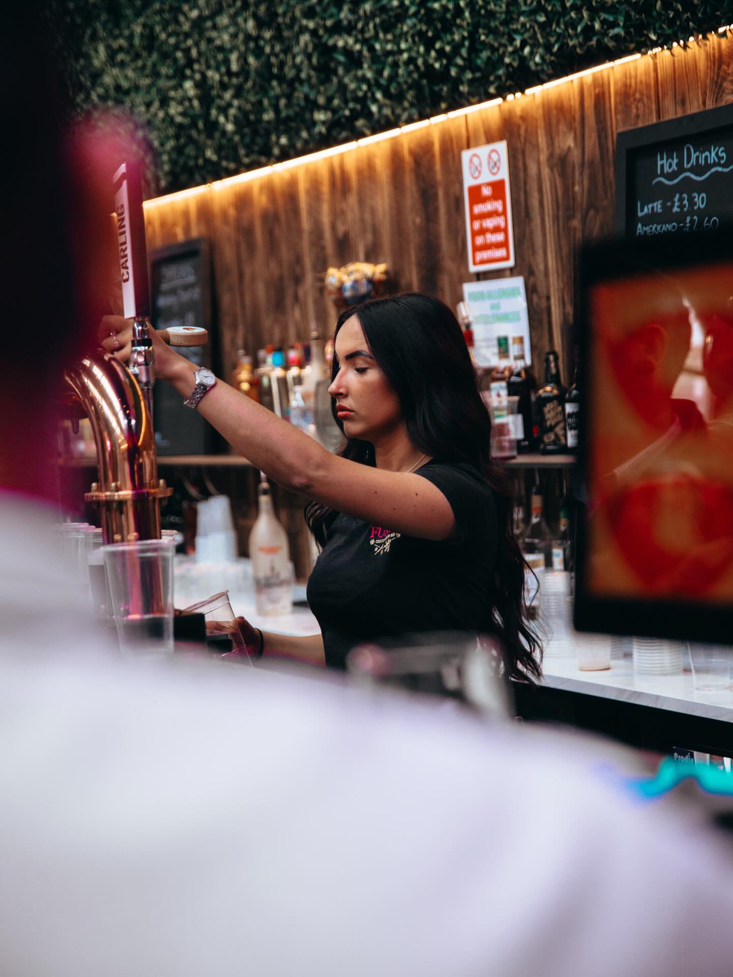 Bar vibes and atmosphere at Fusion